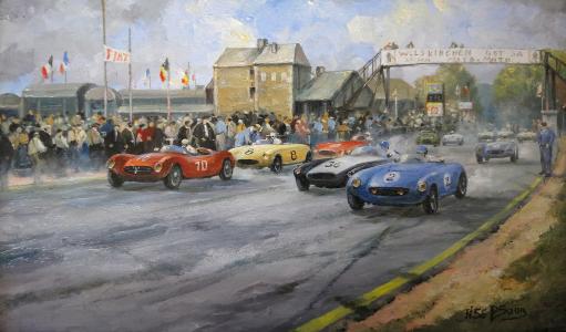 Pierre Saez - Course automobiles de montagne N. 63 - 1957